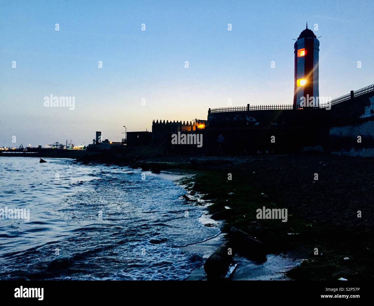 Old lighthouse at Alexandria - almaks - Smartphone Captured Stock Image