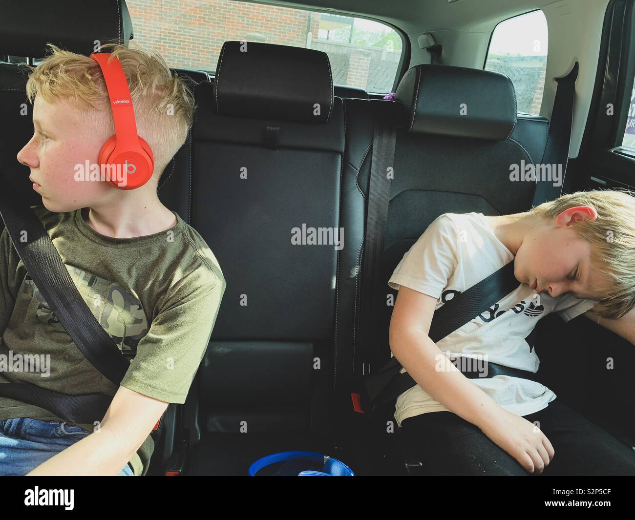 Children on afar journey - Smartphone Captured Stock Image