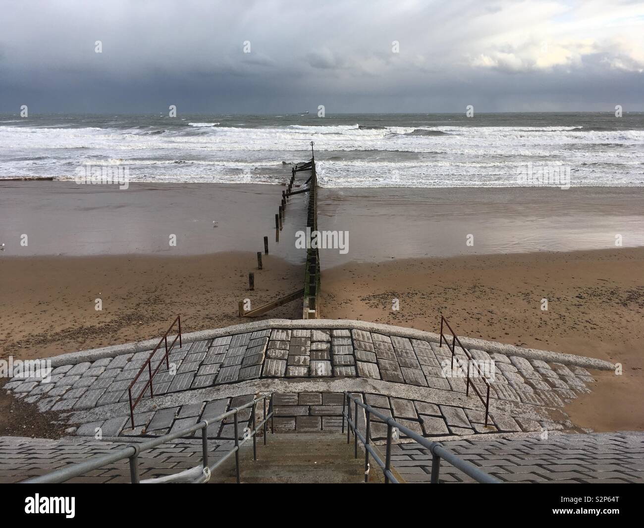 Aberdeen beach front, in Scotland Stock Photo Alamy