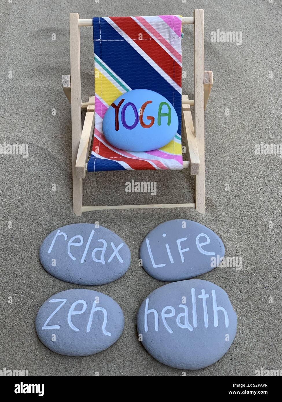 Yoga time - Smartphone Captured Stock Image