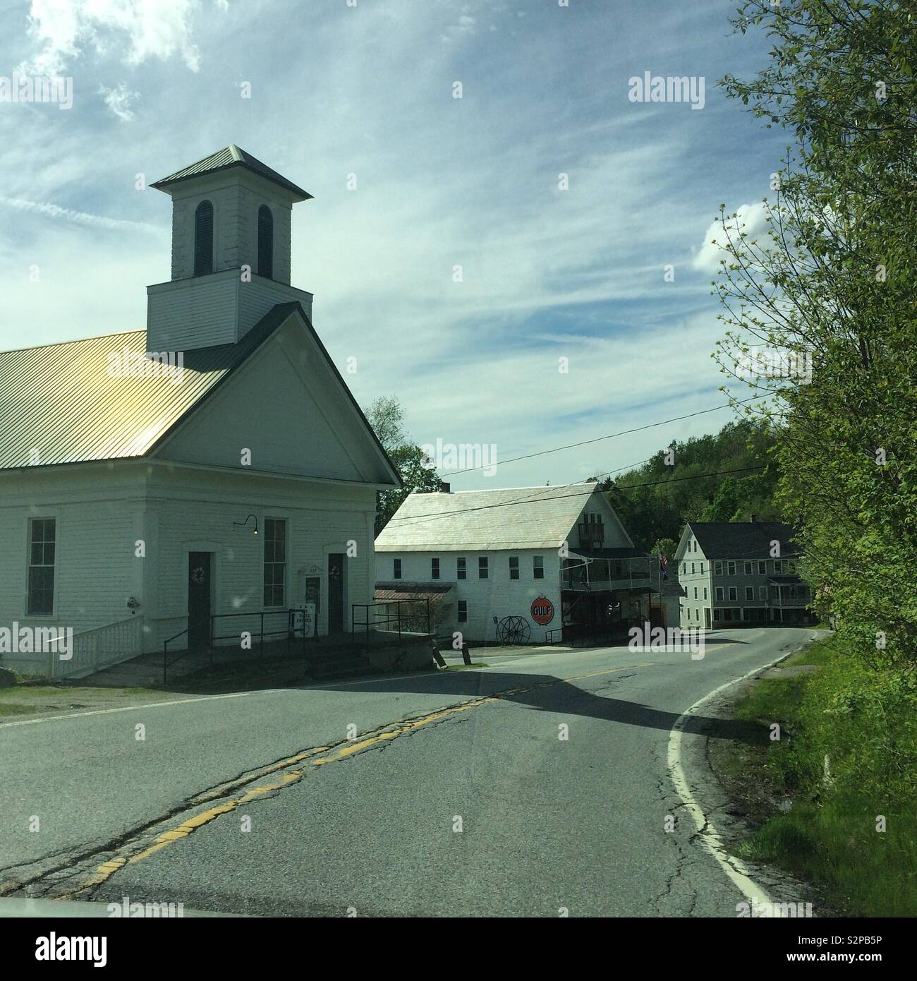 Driving into Whitingham, Vermont, United States Stock Photo Alamy