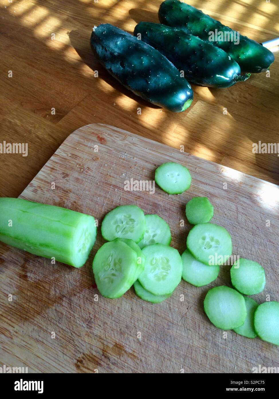 Cucumbers - Smartphone Captured Stock Image