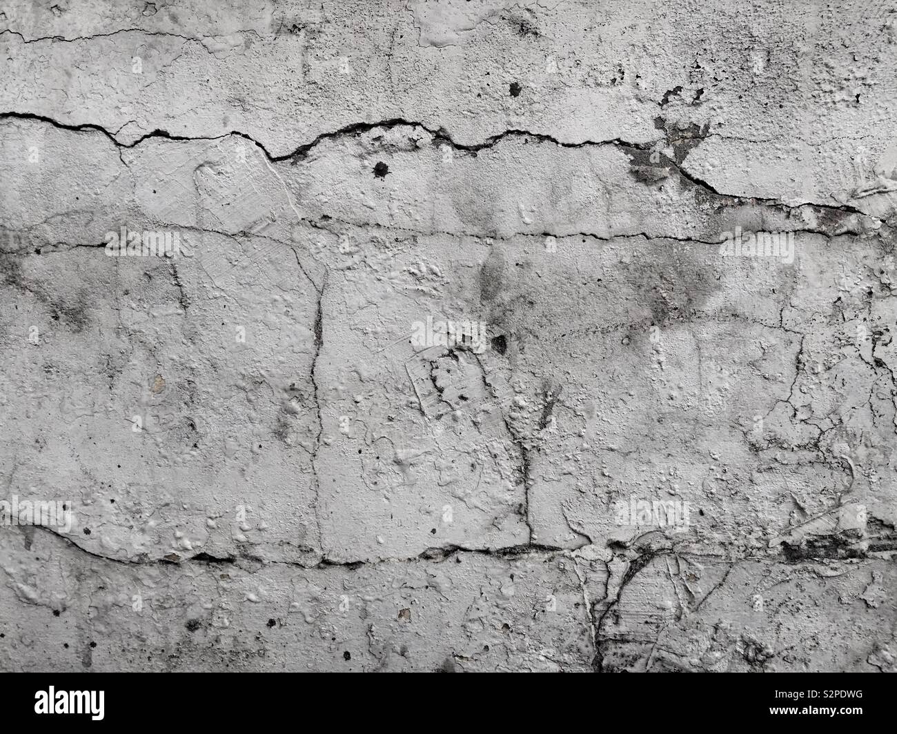 Old cracked wall - Smartphone Captured Stock Image