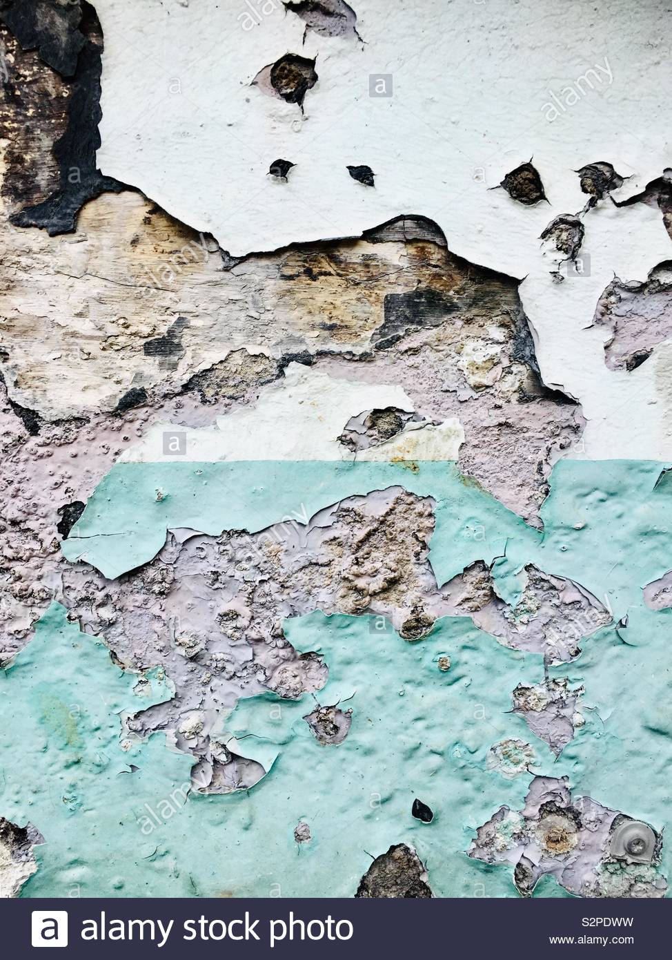 Cracking paint work Stock Photo Alamy