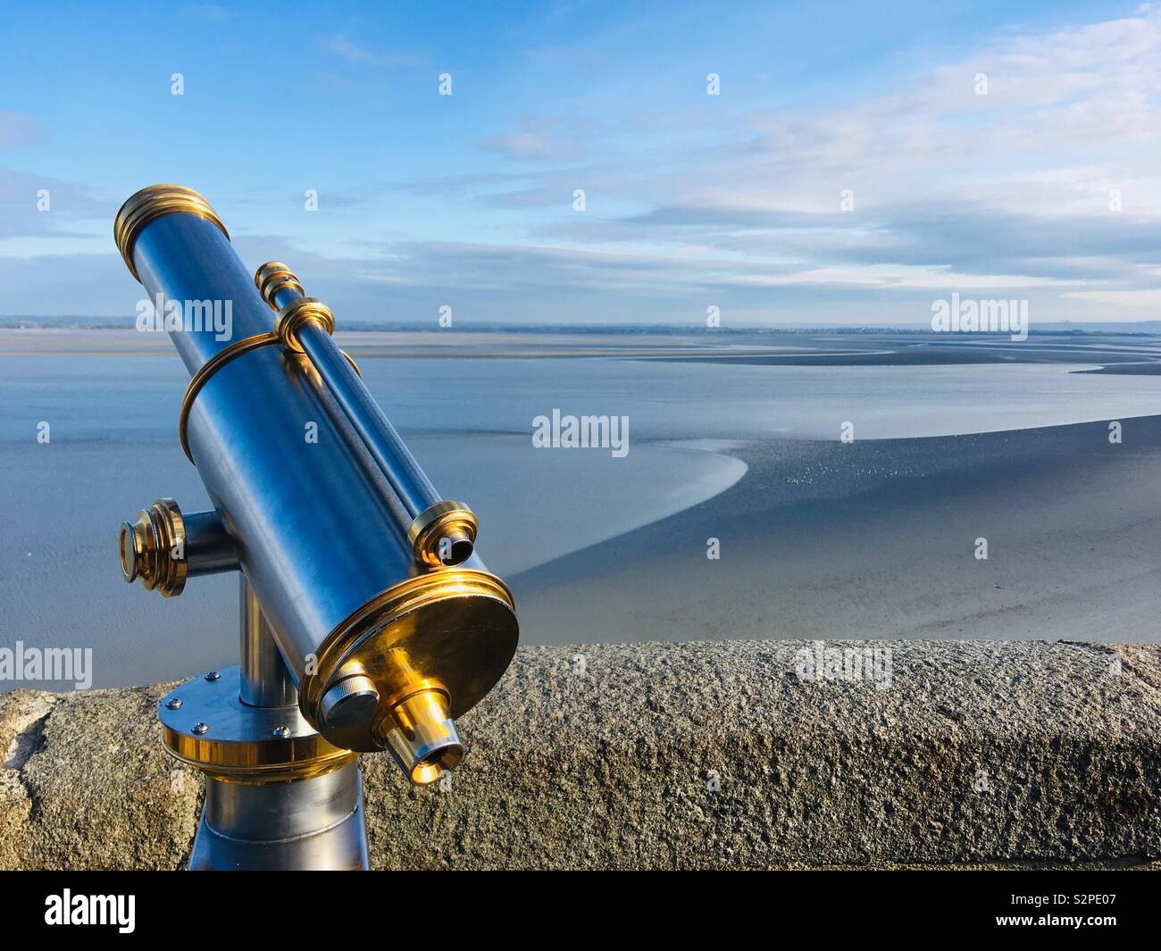 Telescope - Smartphone Captured Stock Image