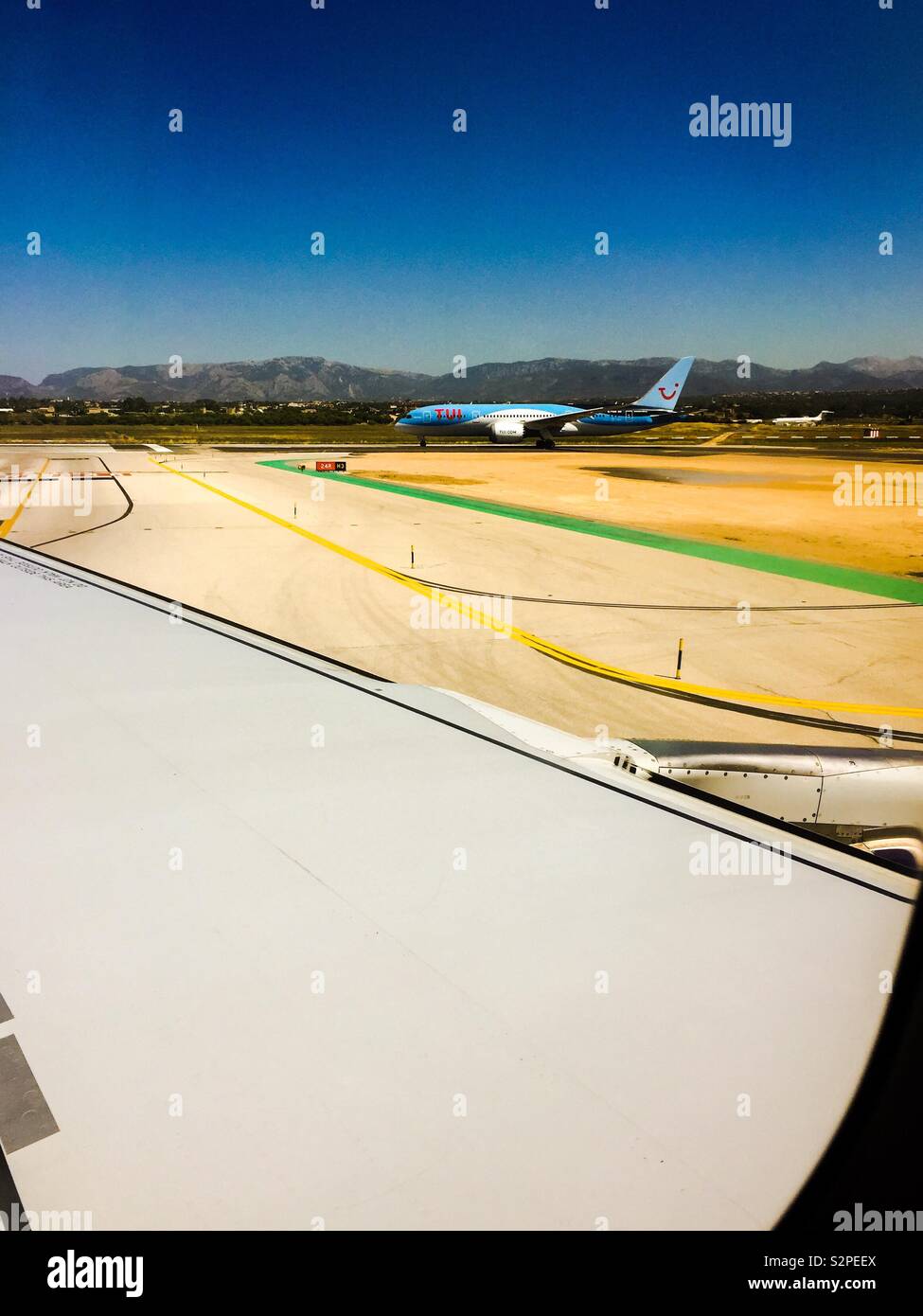 Palma de Mallorca airport Stock Photo