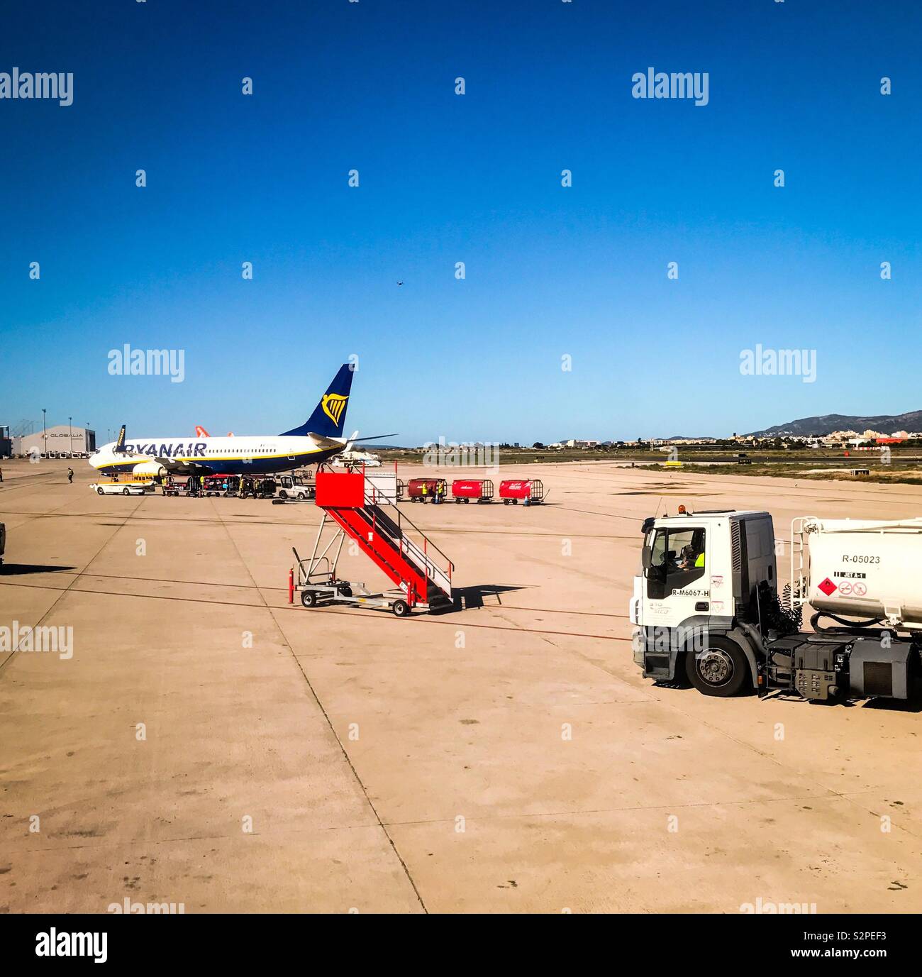 Palma de Mallorca airport Stock Photo