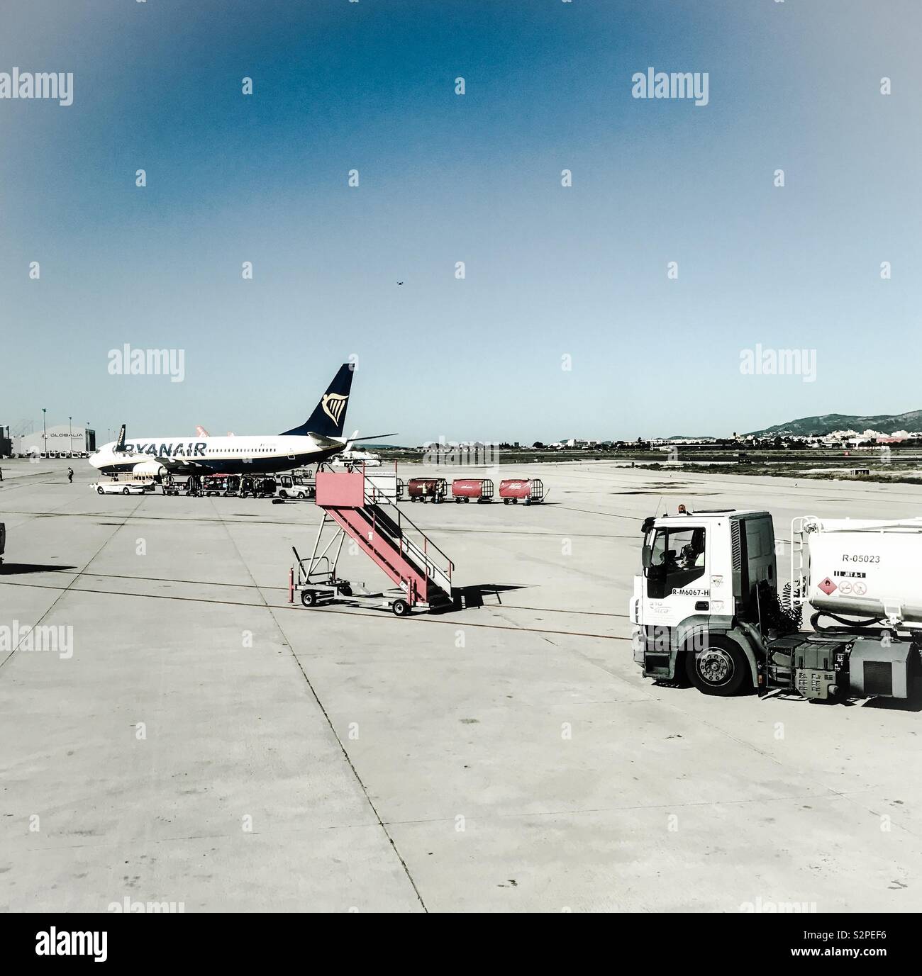 Palma de Mallorca airport Stock Photo