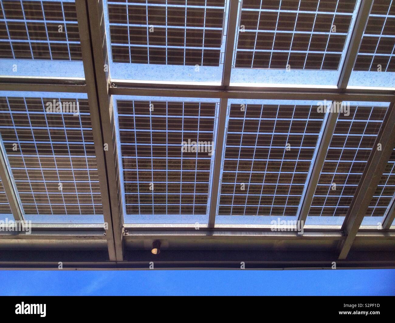 Solar panels - Smartphone Captured Stock Image