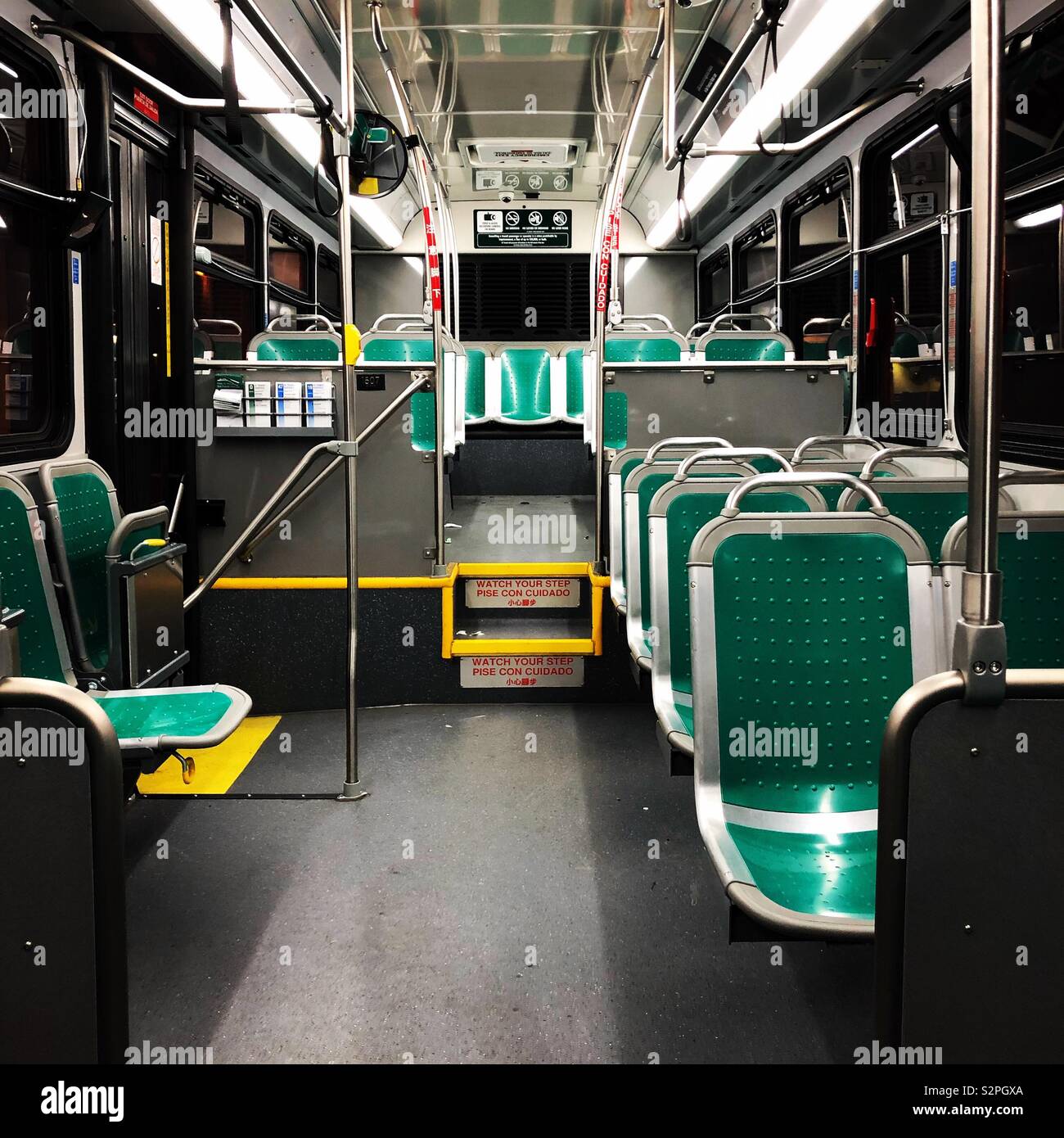 ACTransit bus in Berkeley, California. Stock Photo