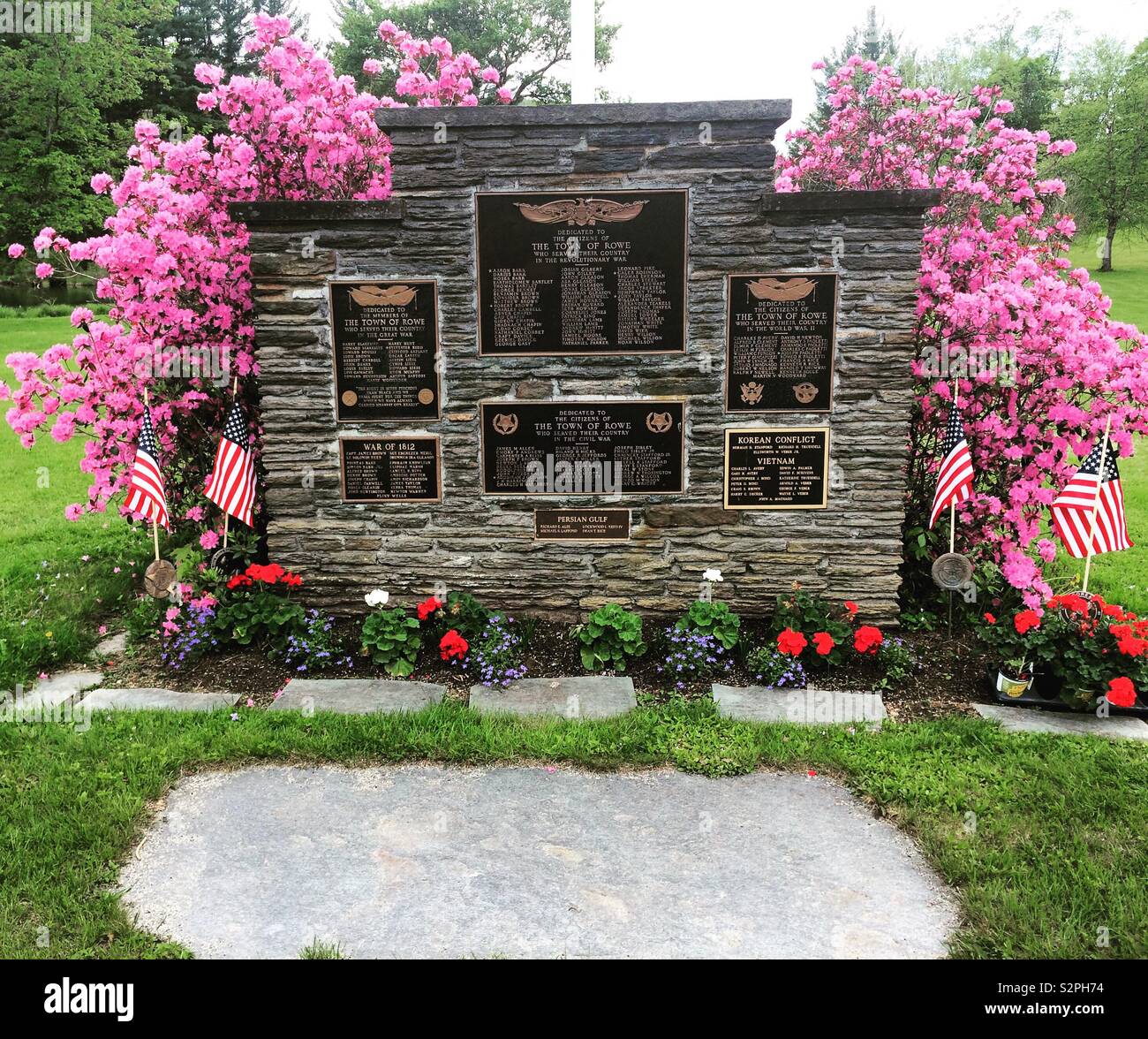 War Memorial, Rowe, Massachusetts, United States Stock Photo Alamy