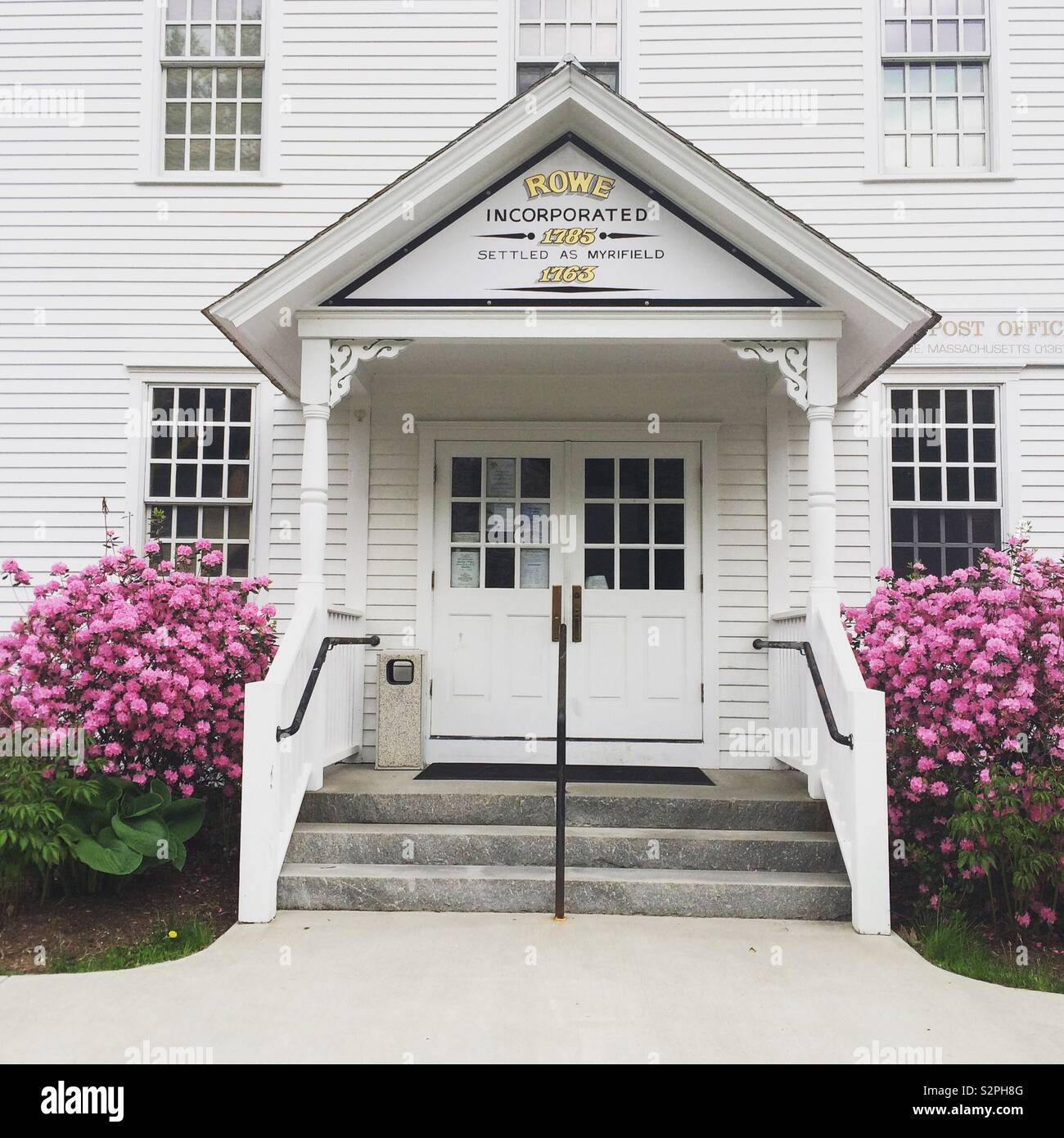 Town Hall, Rowe, Massachusetts, United States Stock Photo Alamy