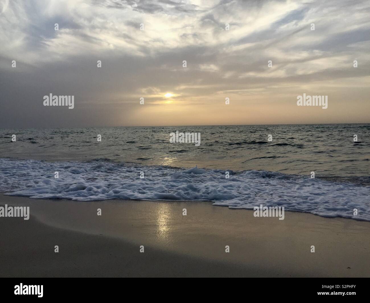 Mediterranean sea in Africa ( Egypt- Alexandria-north coast-Marina-sidi krir-sidi abdel rahman- Al Agamy- marakia- marbella- casablanca- porto - marasy) - Smartphone Captured Stock Image