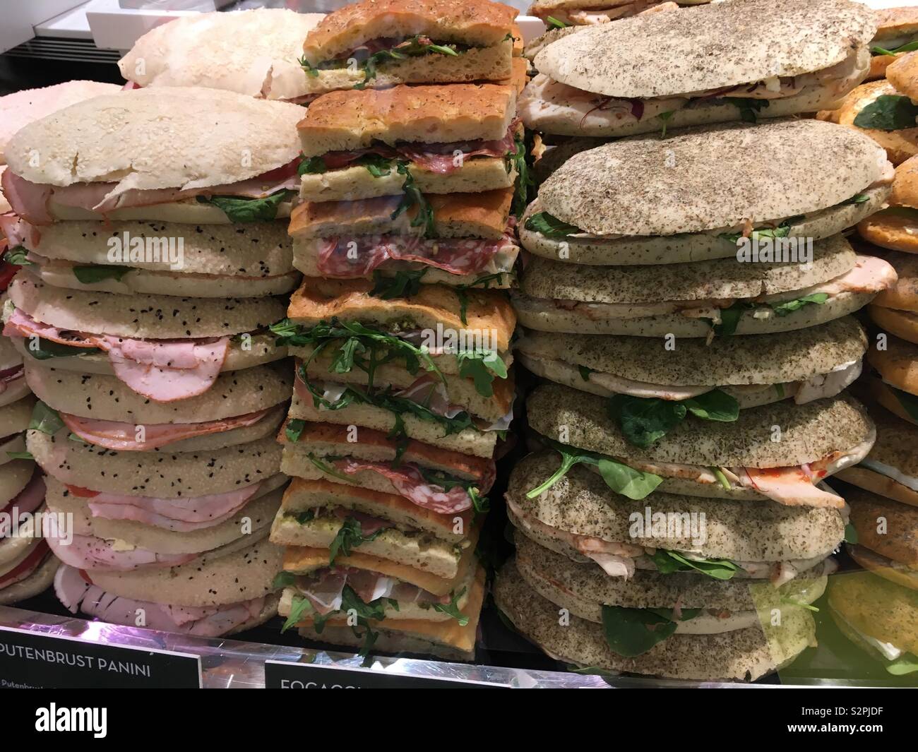 Deli counter display sandwich hi-res stock photography and images - Alamy