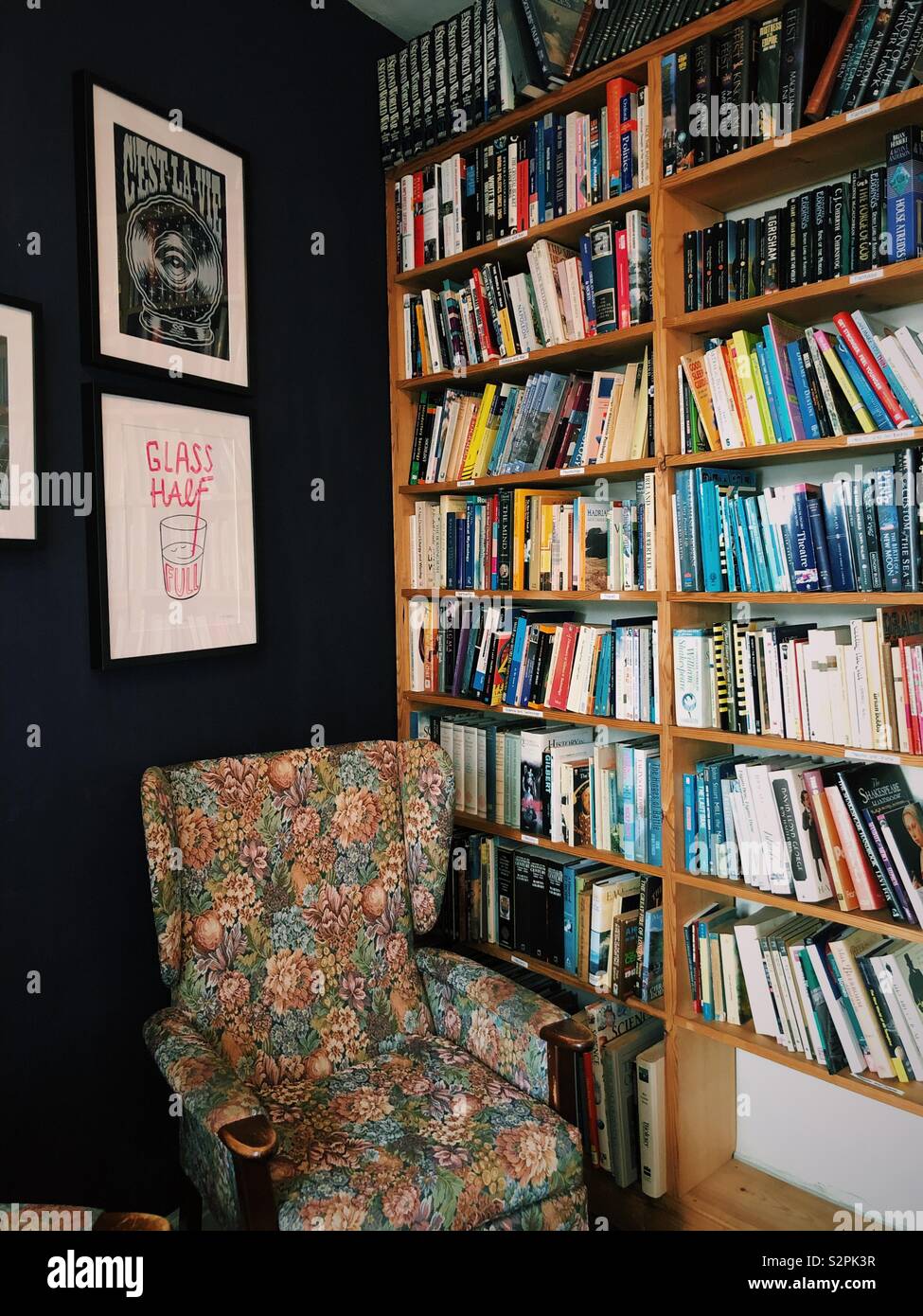 Living room, with old armchair Stock Photo - Alamy