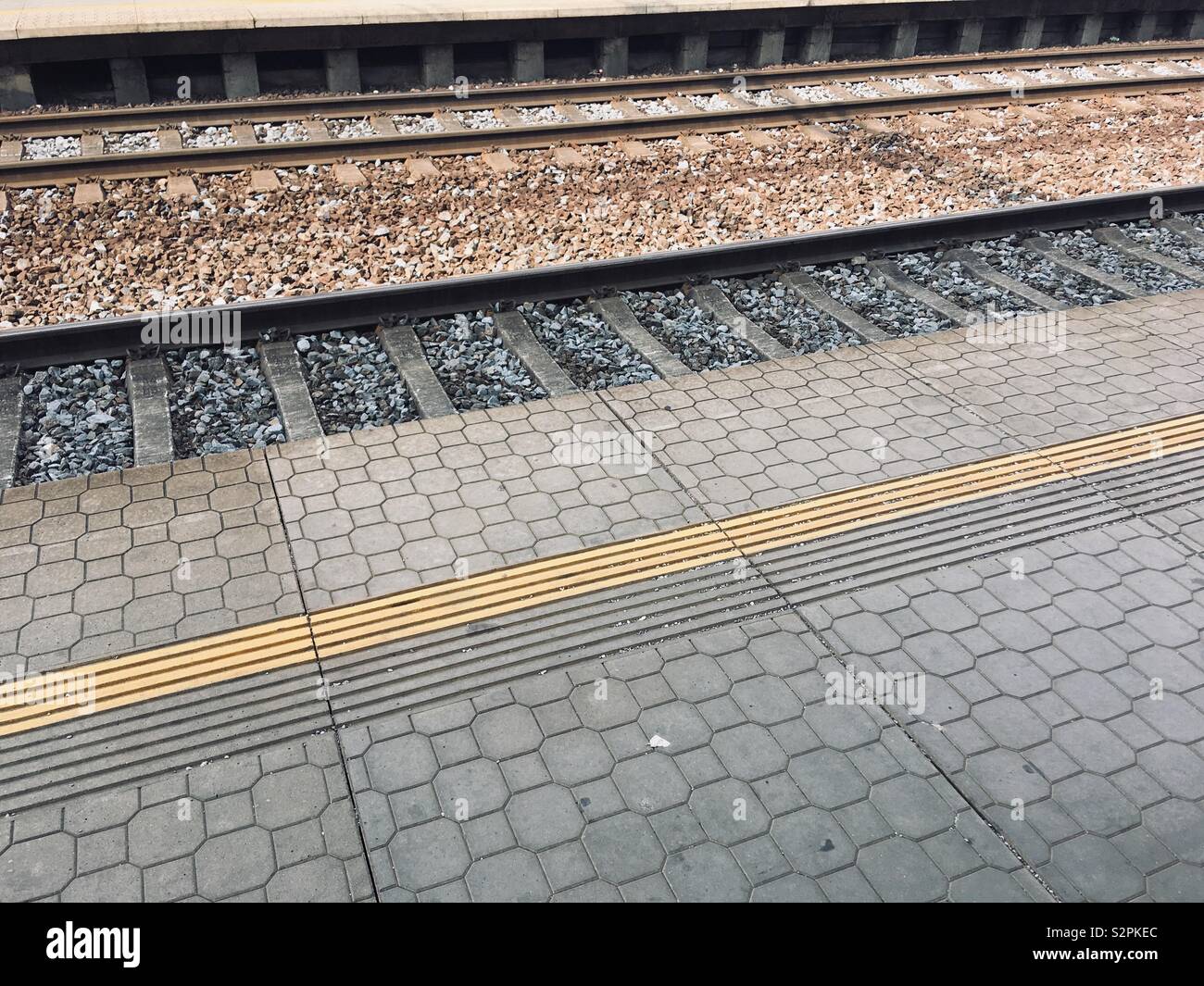 Rails - Smartphone Captured Stock Image