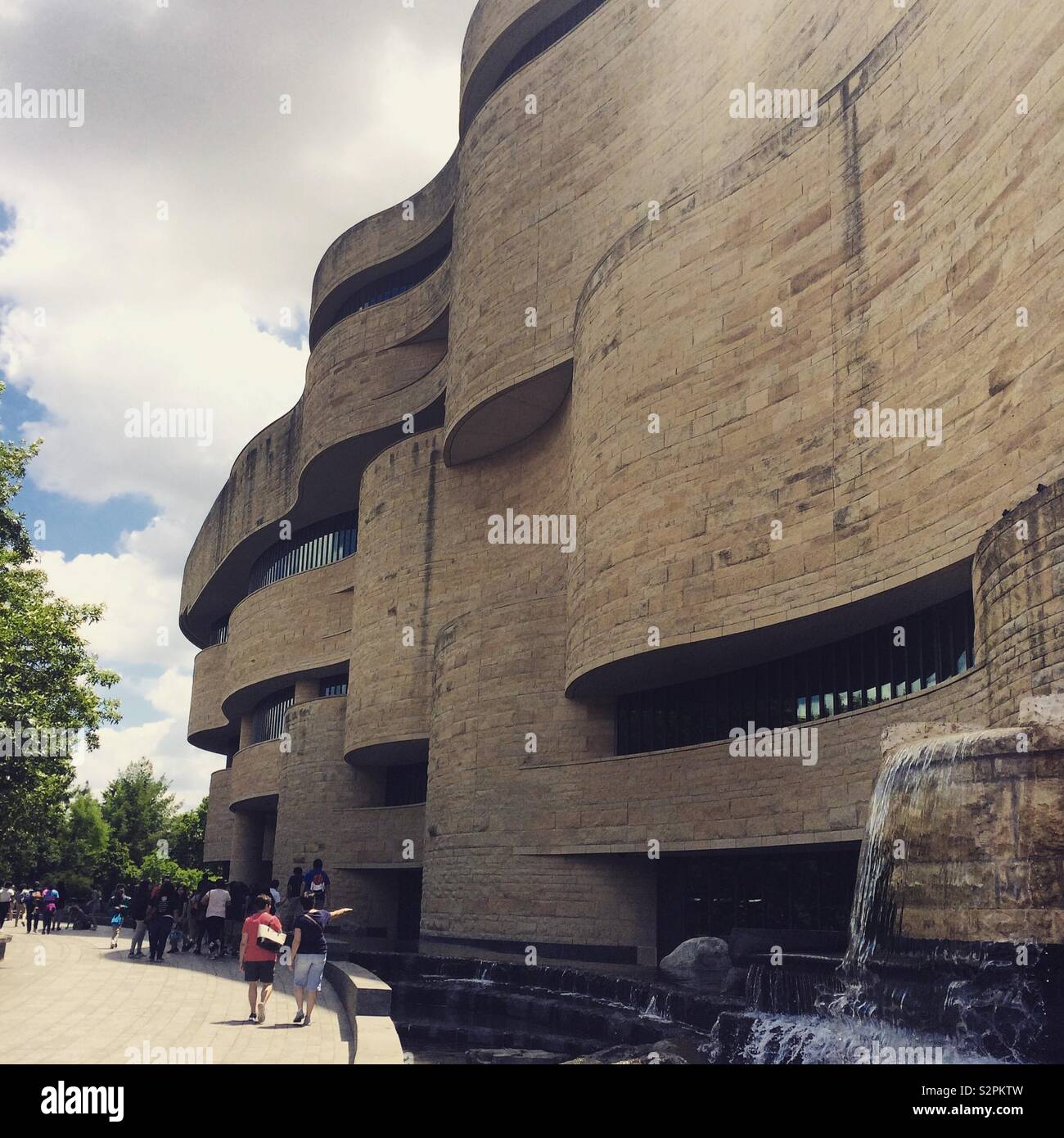 National Museum of the American Indian, Smithsonian Institution, Washington, D.C., United States - Smartphone Captured Stock Image
