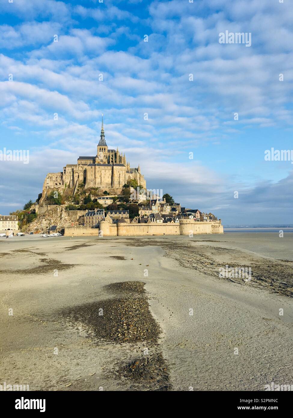 Mont saint Michel - Smartphone Captured Stock Image