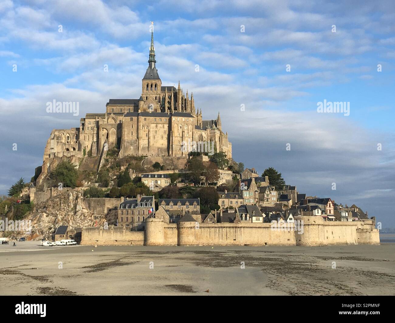 Mont saint Michel - Smartphone Captured Stock Image