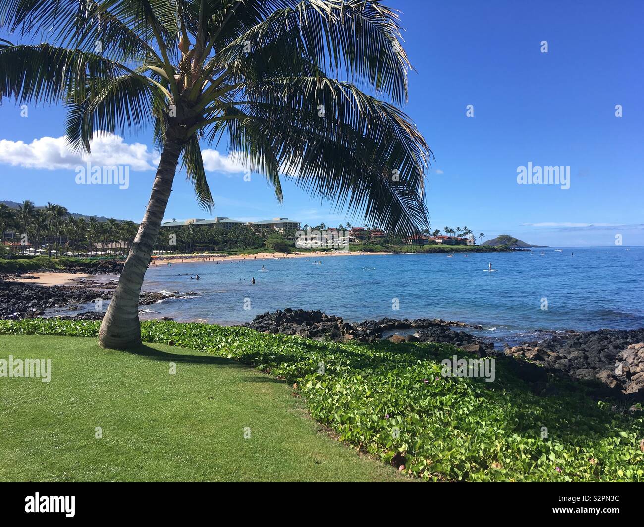 Maui Beach Walk Stock Photo