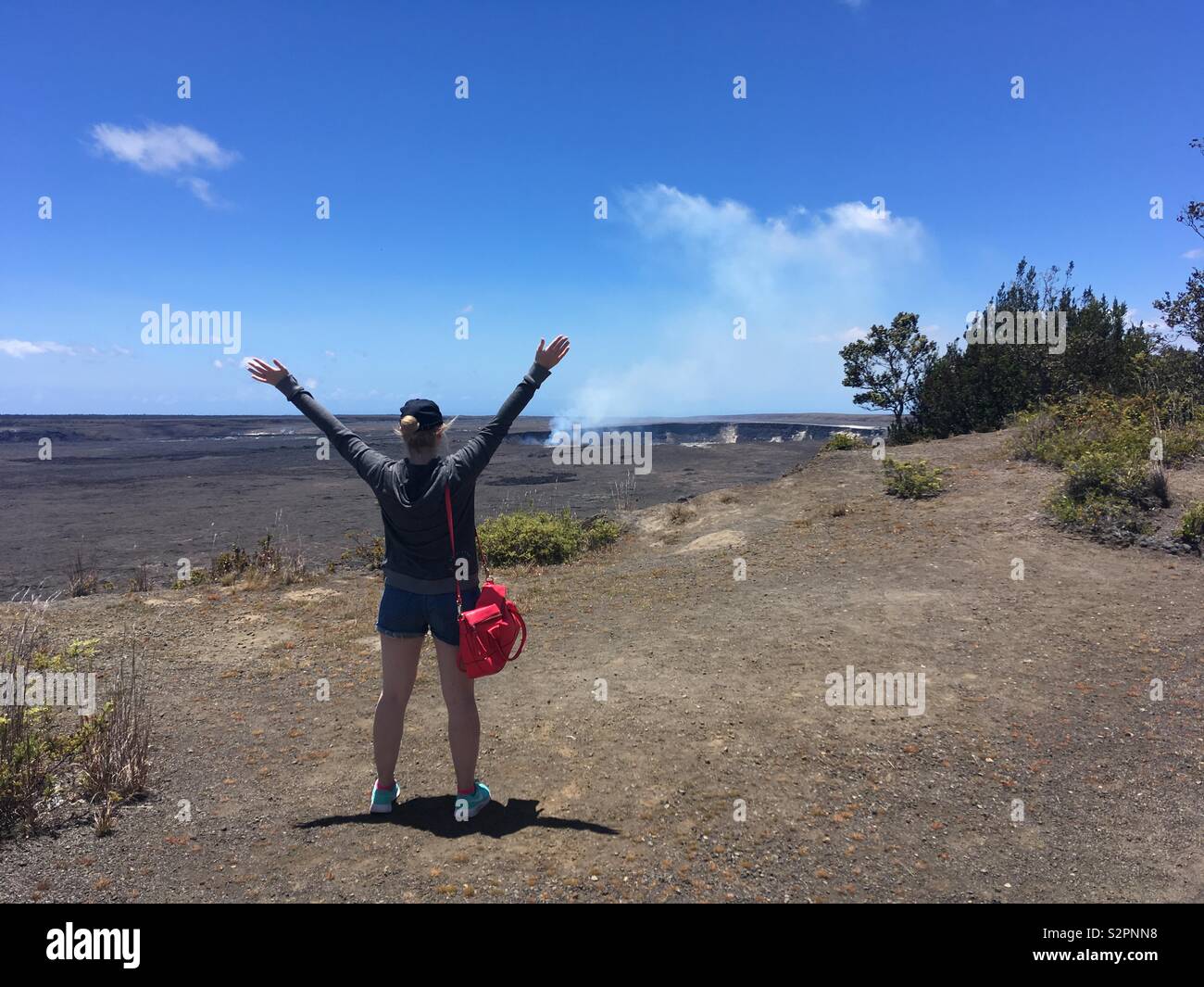 Hike volcano hawaii hi-res stock photography and images - Alamy