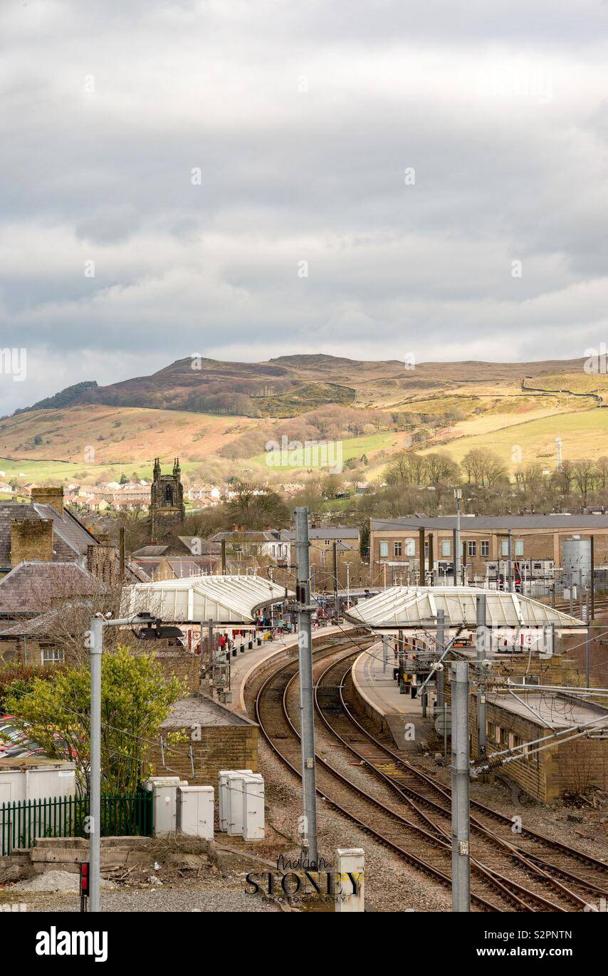 Skipton Railway Station Stock Photo Alamy