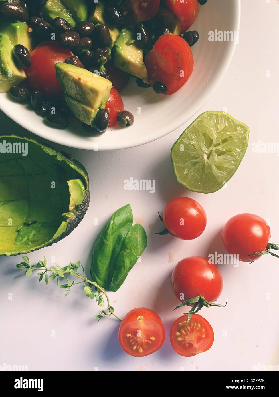 Fresh summer salad - Smartphone Captured Stock Image
