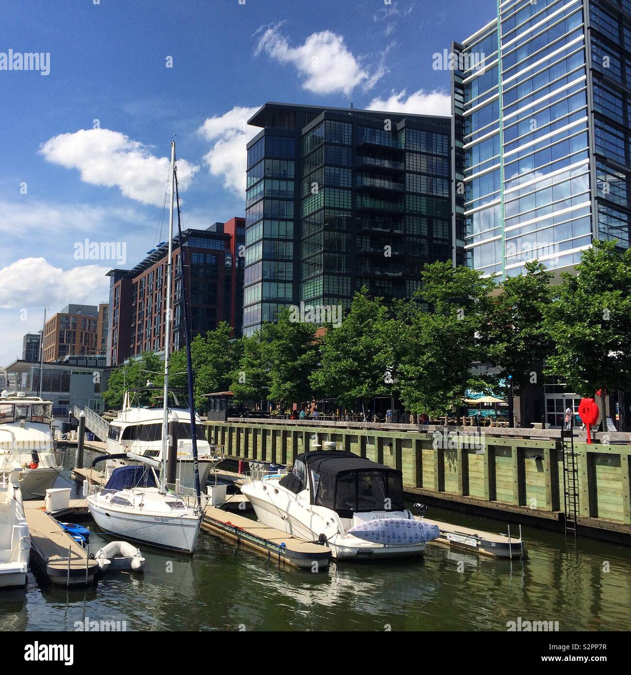 Southwest Waterfront District, Washington, D.C., United States - Smartphone Captured Stock Image