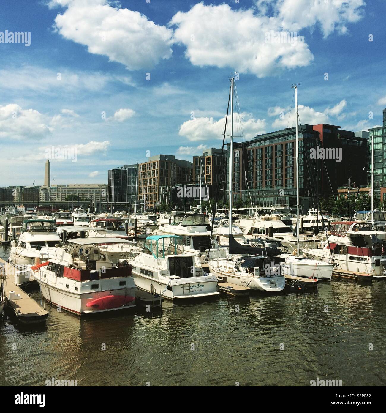 Southwest Waterfront District, Washington, D.C., United States - Smartphone Captured Stock Image