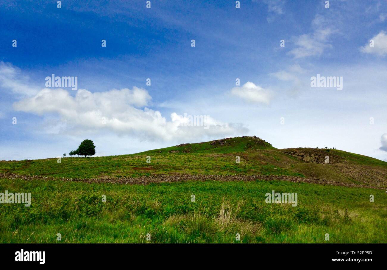 Embsay Crag,Skipton North Yorkshire - Smartphone Captured Stock Image