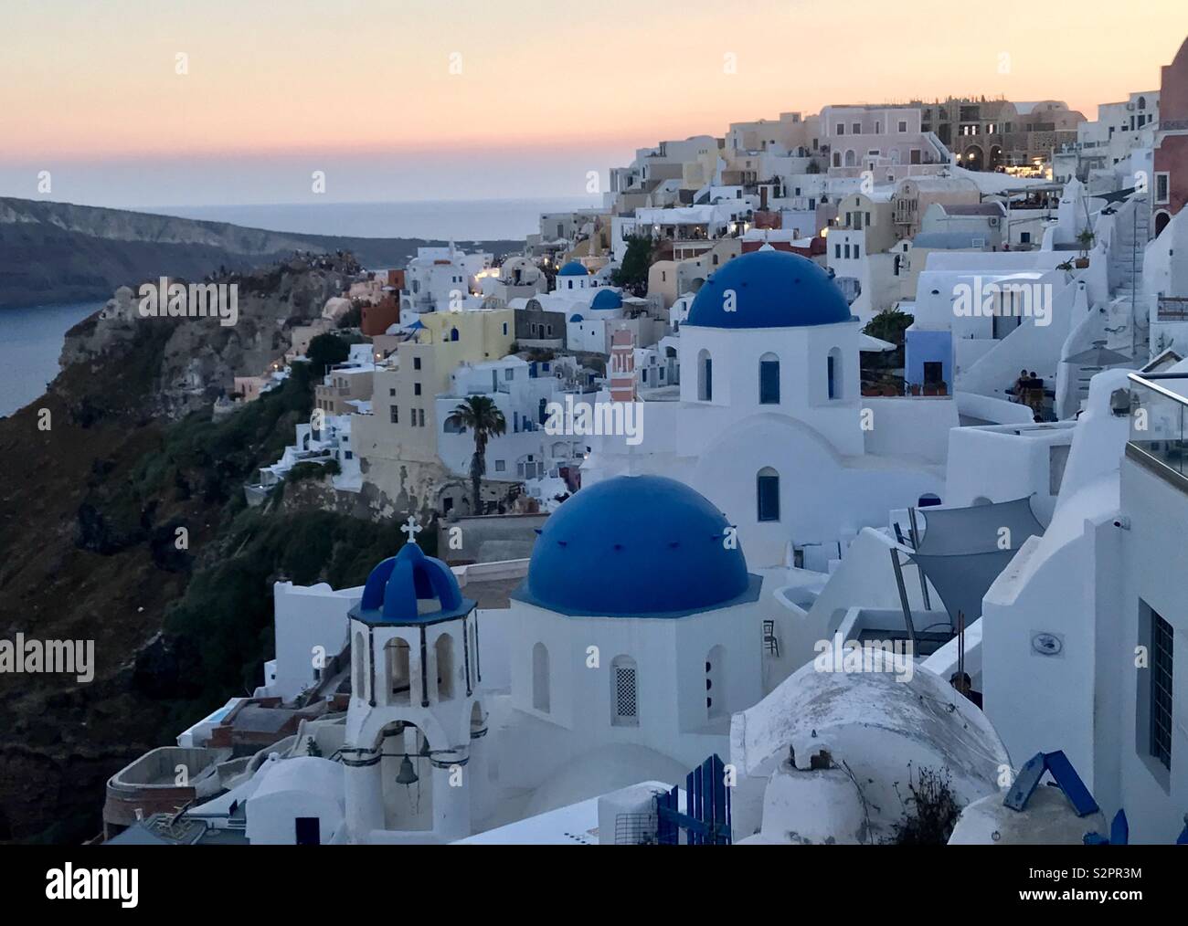 Oia Santorini - Smartphone Captured Stock Image