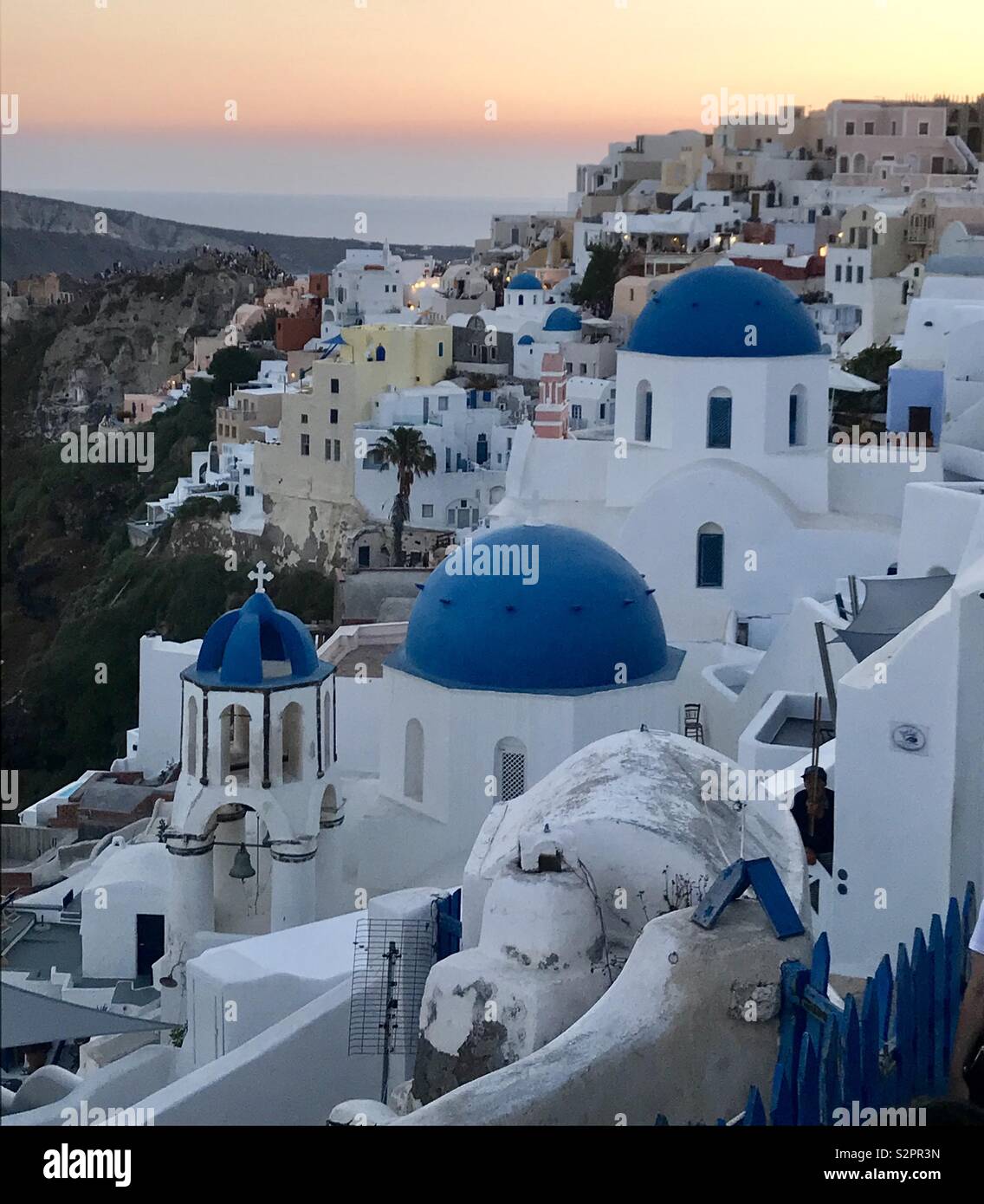 Oia Santorini - Smartphone Captured Stock Image