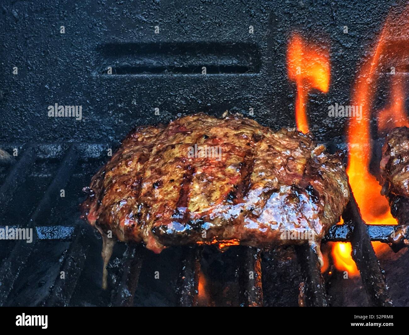 Flame broiled burger discount