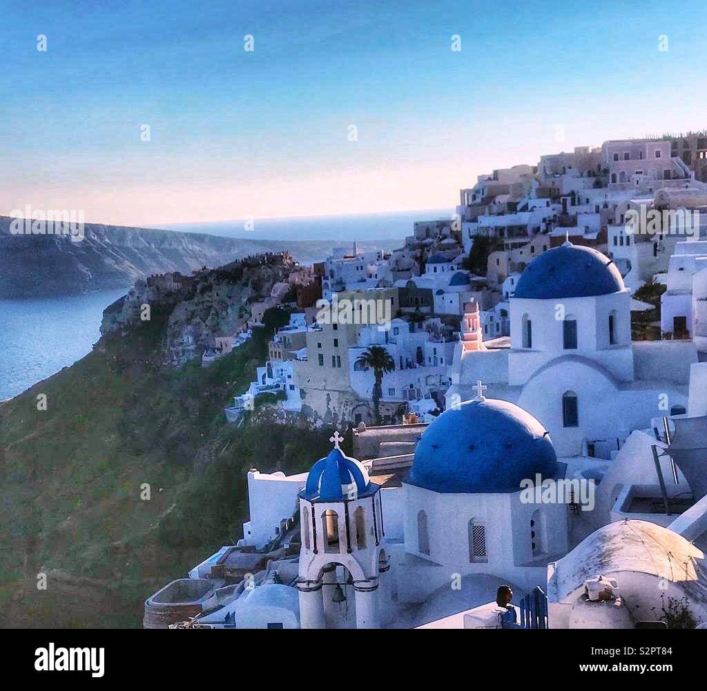 Oia Santorini - Smartphone Captured Stock Image