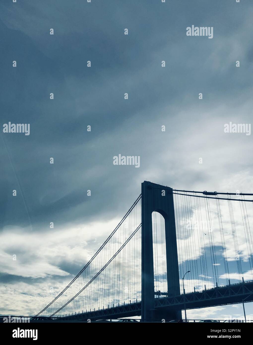 NYC Bridge connecting New York to New Jersey Stock Photo Alamy