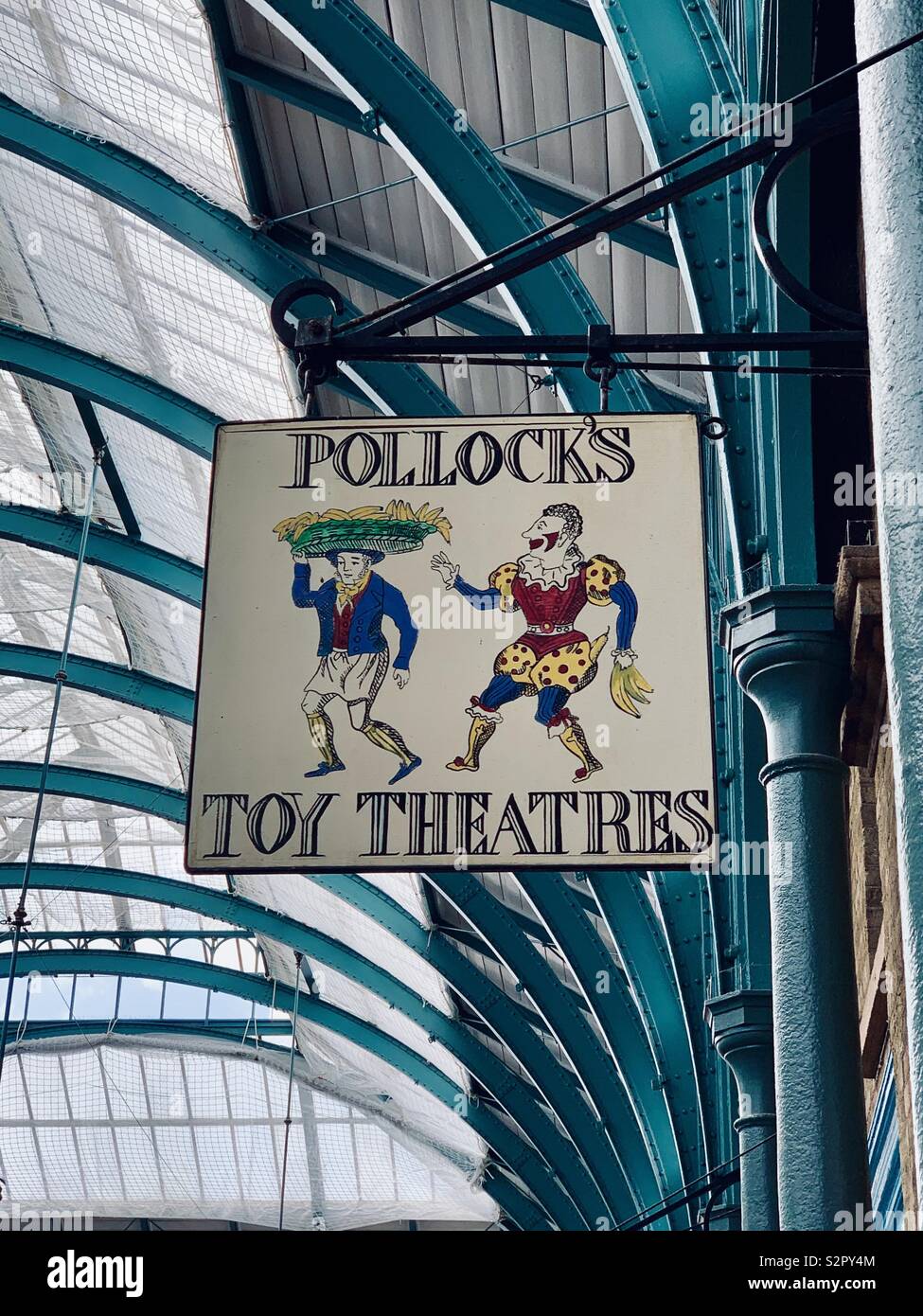 London, UK - 16th June 2019: Pollock’s Toy Theatres shop in Covent Garden. - Smartphone Captured Stock Image