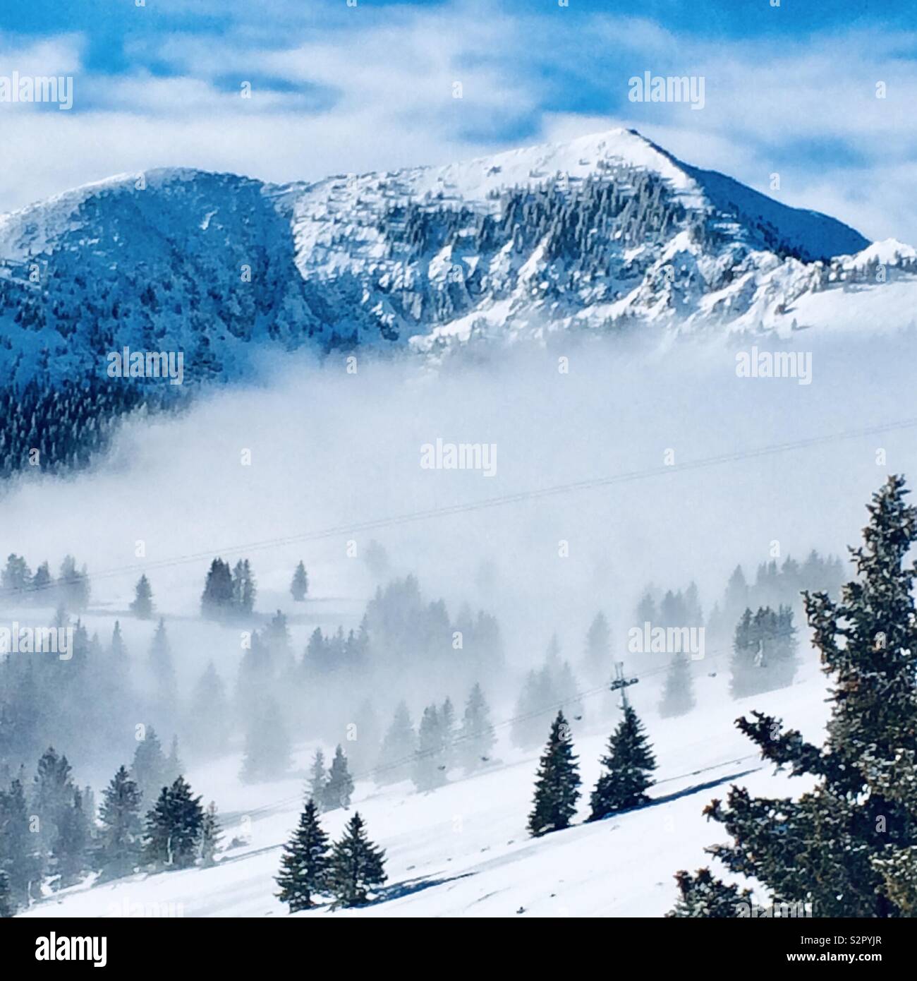 Southwest New Mexico Ski Apache “Bowl” Stock Photo Alamy