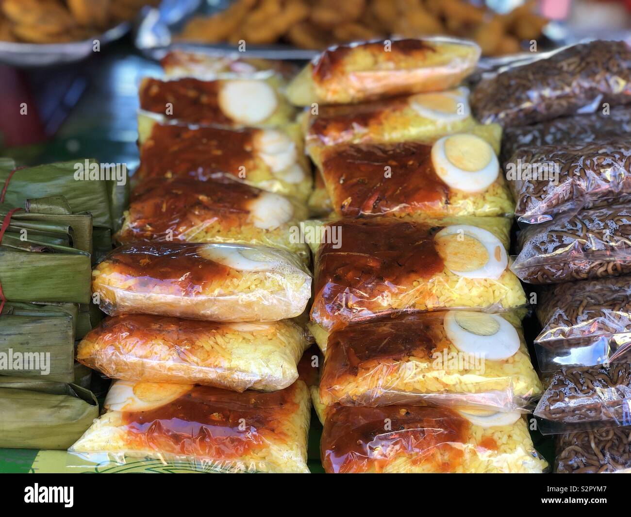 Nasi Kuning Stock Photo