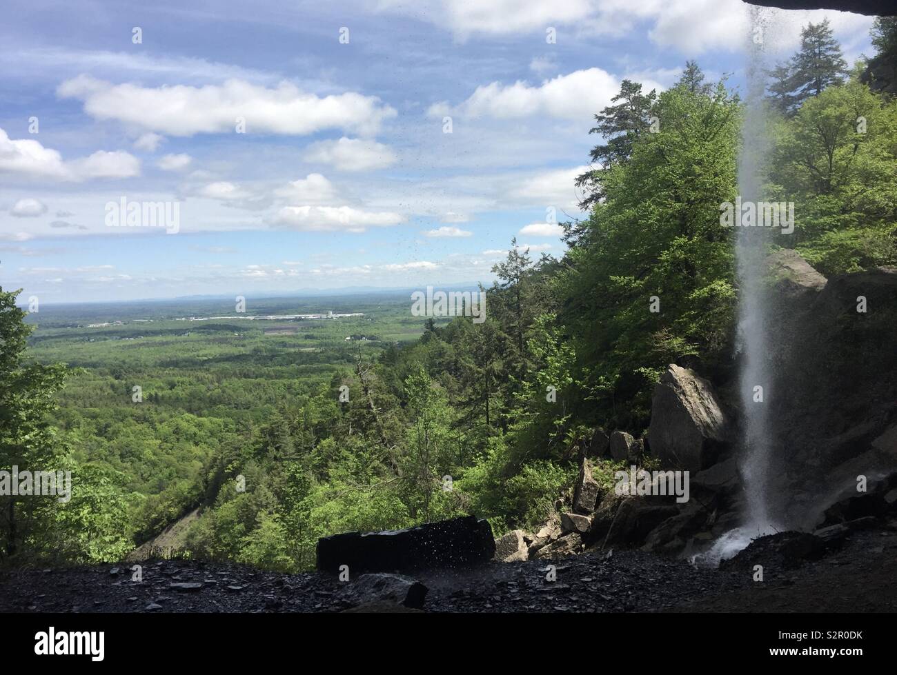 Waterfall into clouds hi-res stock photography and images - Alamy