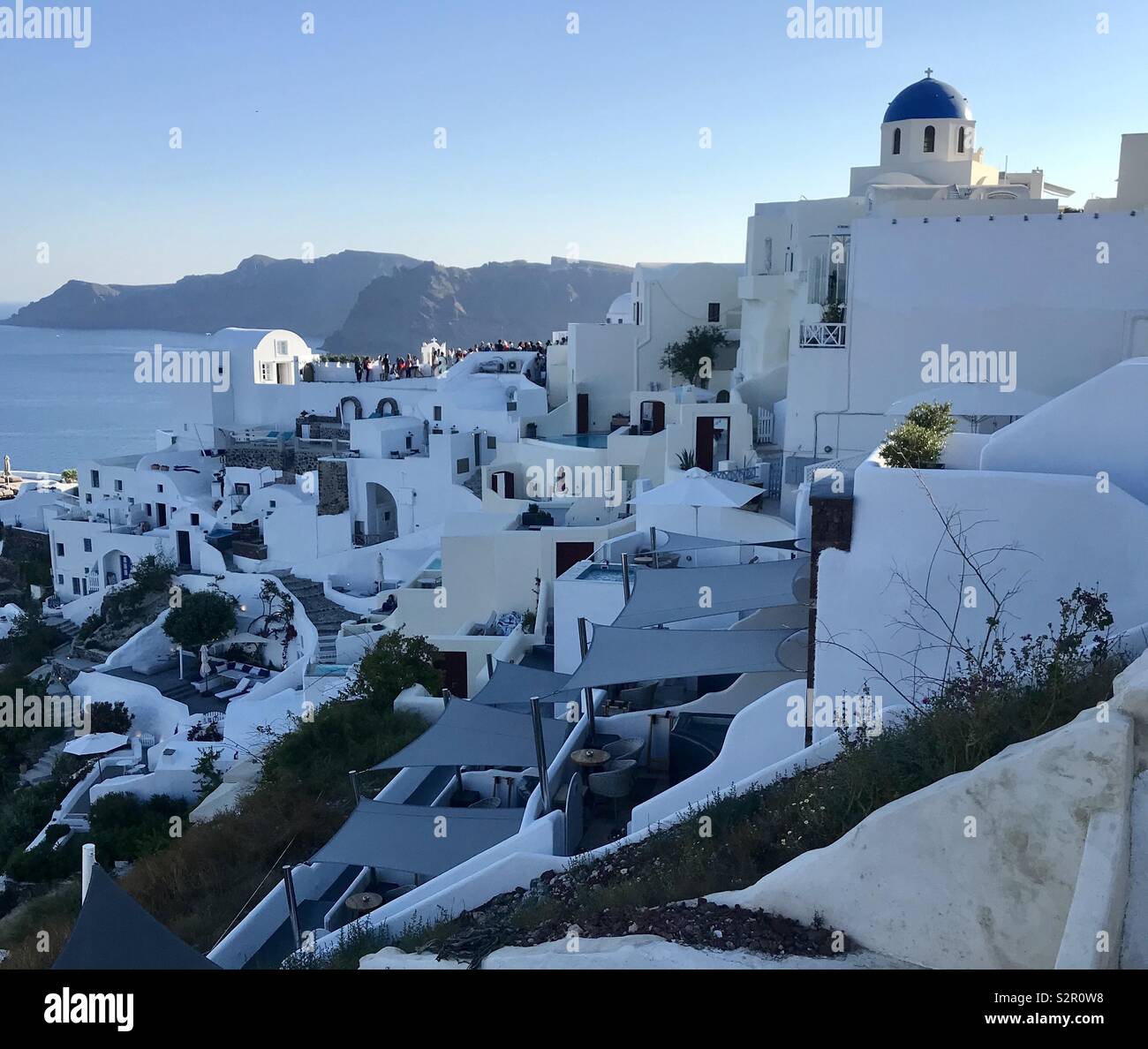 Oia Santorini - Smartphone Captured Stock Image