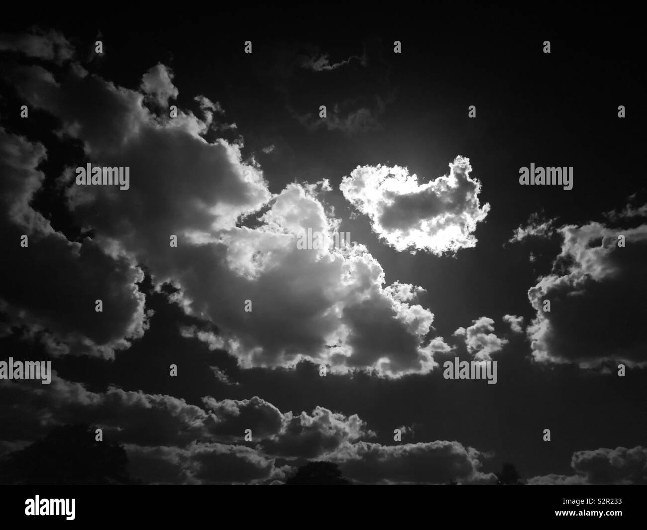Dramatic Cloudscape over London - Smartphone Captured Stock Image