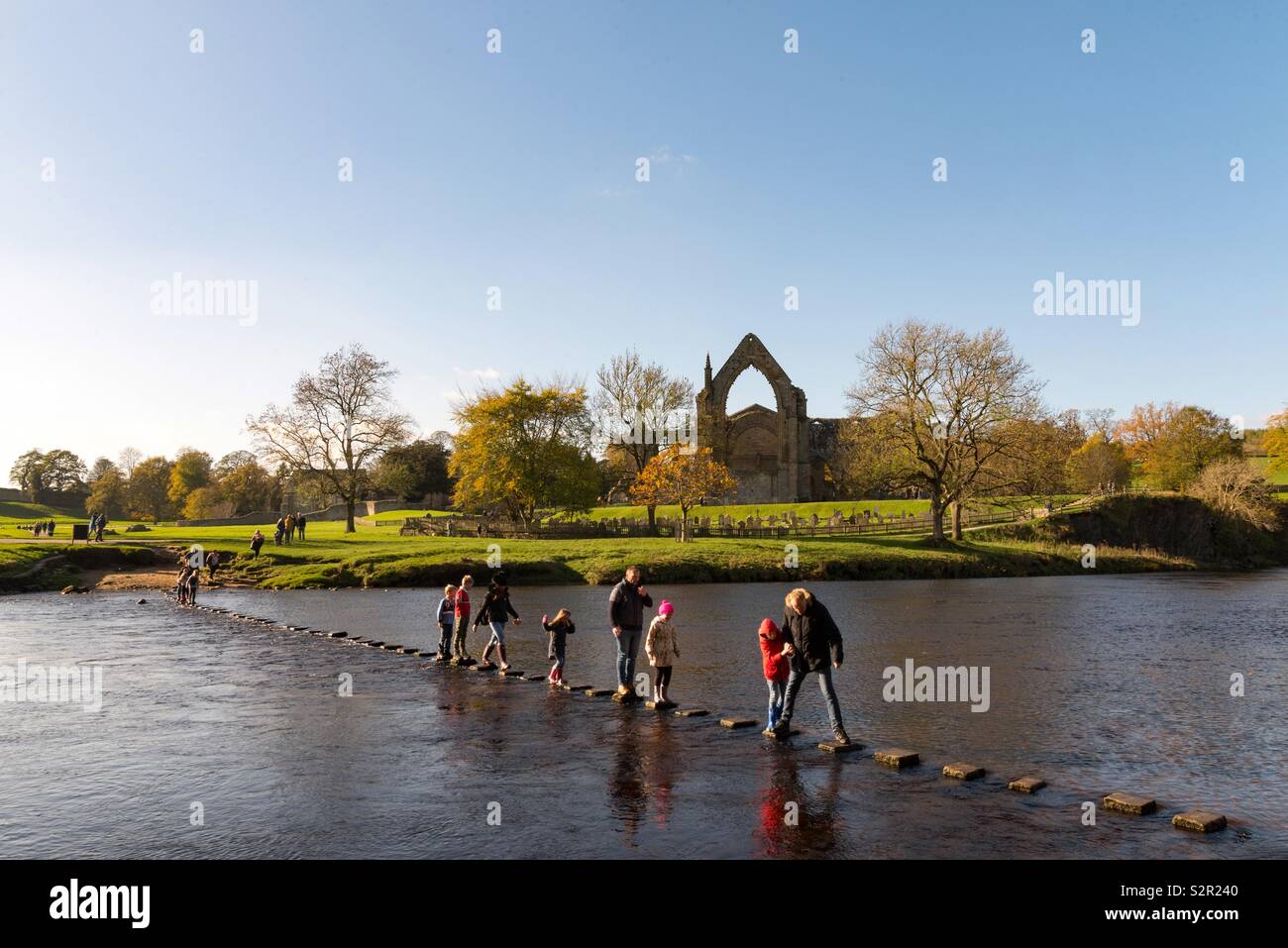 Bolton abbey stepping stones hires stock photography and images Alamy