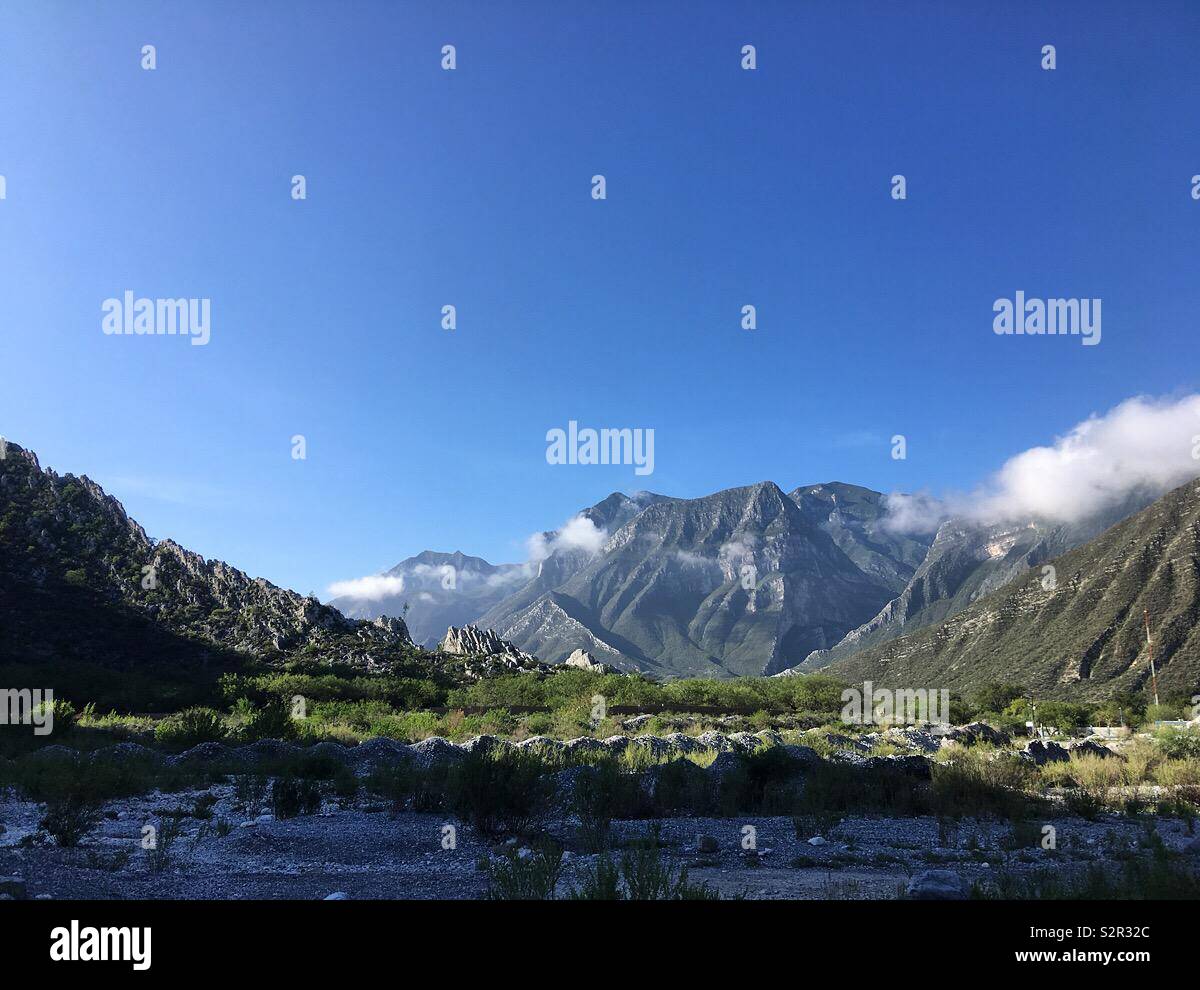 La cuidad de las montañas. Monterrey, México. Stock Photo