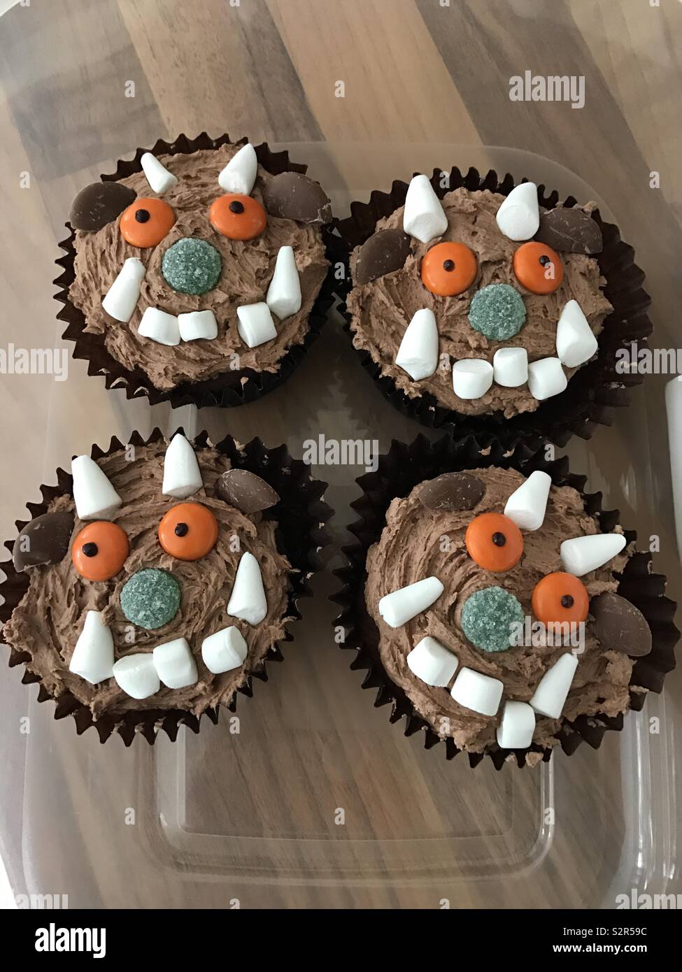 Toppers Para Cupcake Del Gruffalo – Hechos A Mano En Reino Unido (12 Unidades Aprox)