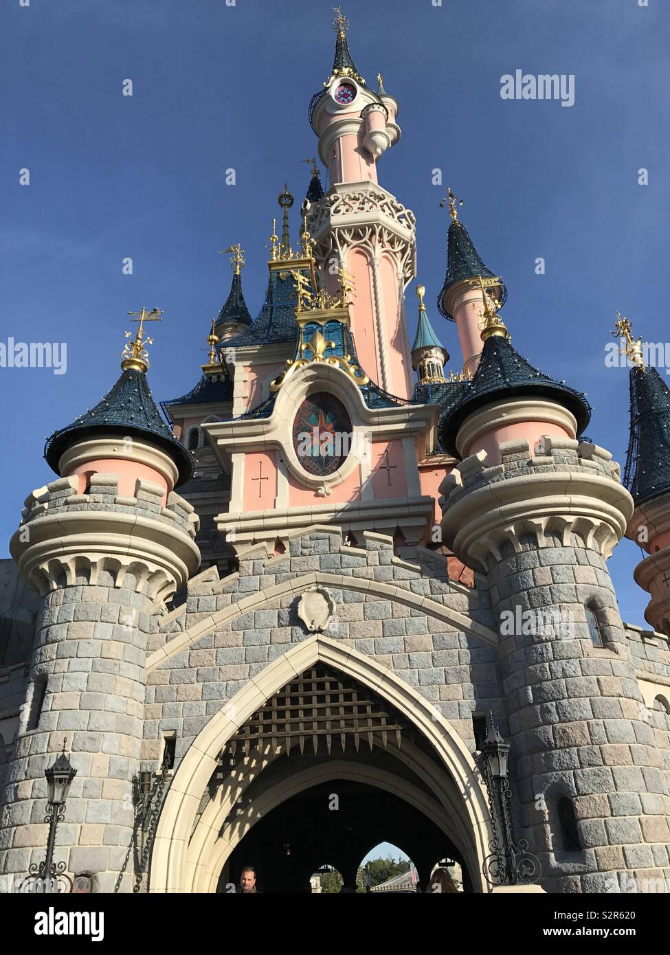 Princess Castle - Disney land Paris Stock Photo