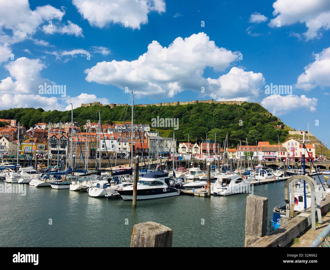 Scarborough, Yorkshire, United Kingdom - Smartphone Captured Stock Image
