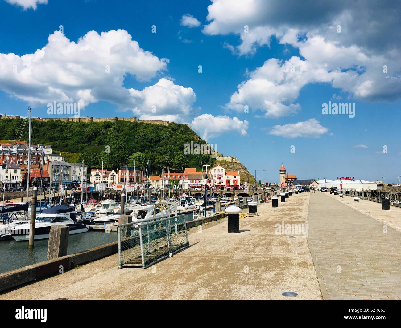 Scarborough, Yorkshire, United Kingdom - Smartphone Captured Stock Image