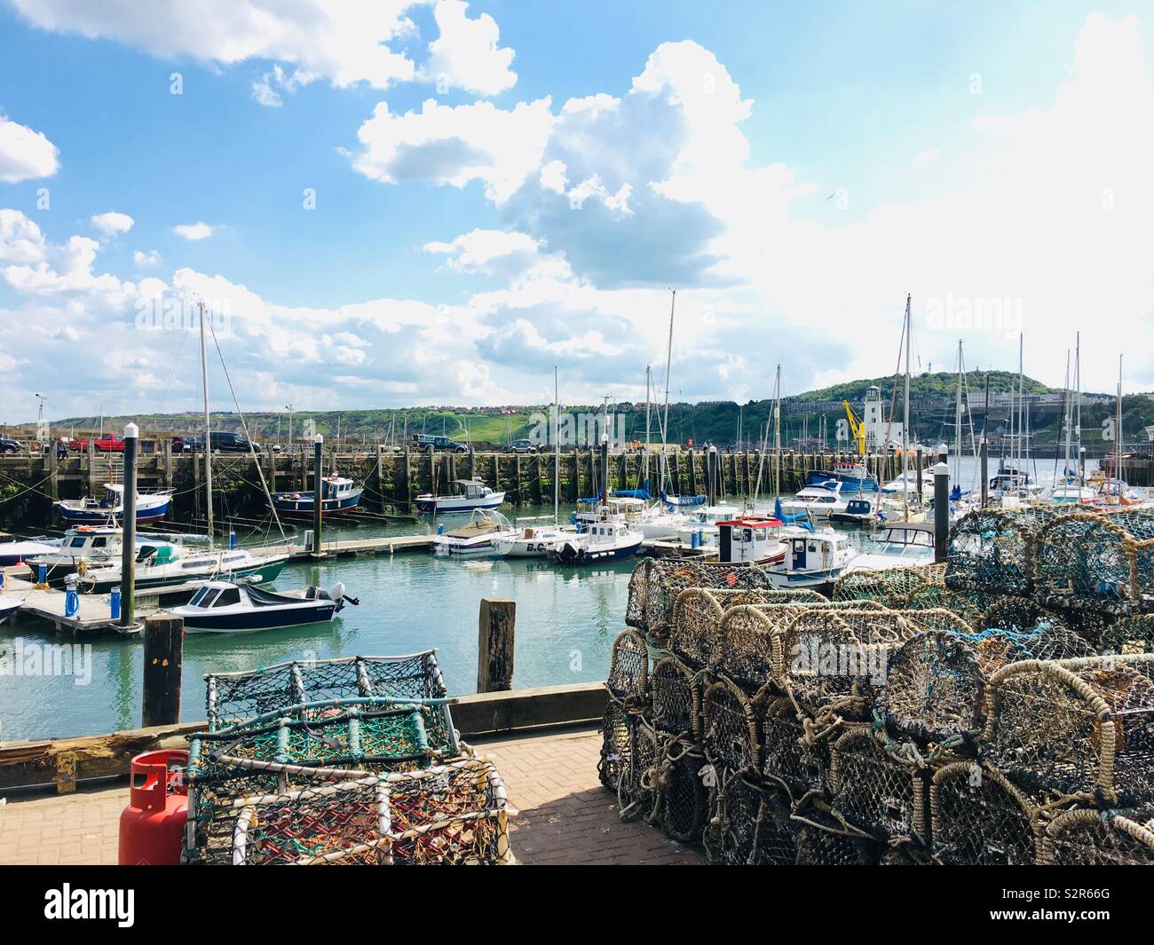Scarborough, Yorkshire, United Kingdom - Smartphone Captured Stock Image