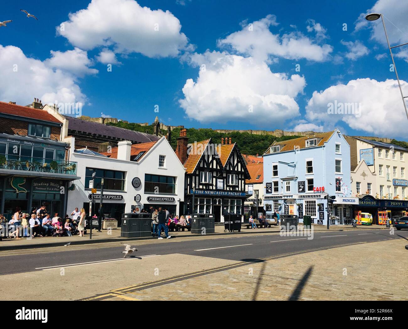 Scarborough, Yorkshire, United Kingdom - Smartphone Captured Stock Image