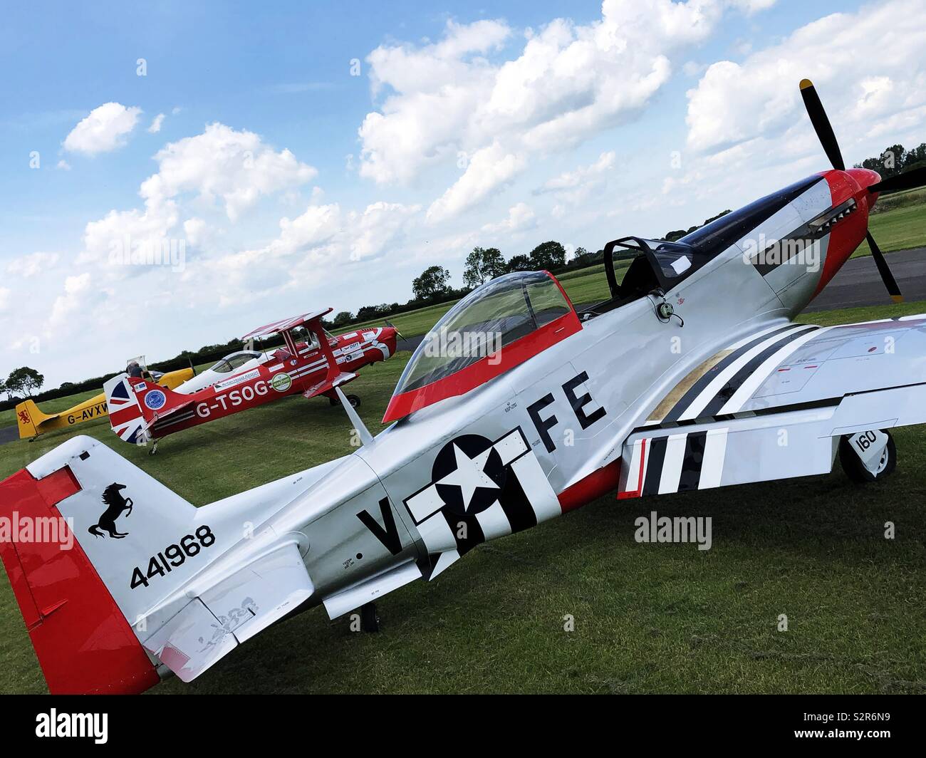 T51 Titan P51 Mustang replica Stock Photo Alamy